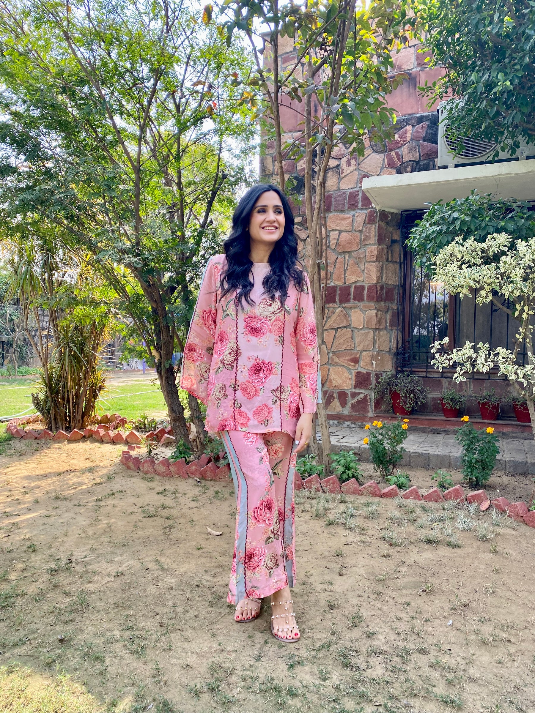 Blush Pink Floral Coord Set