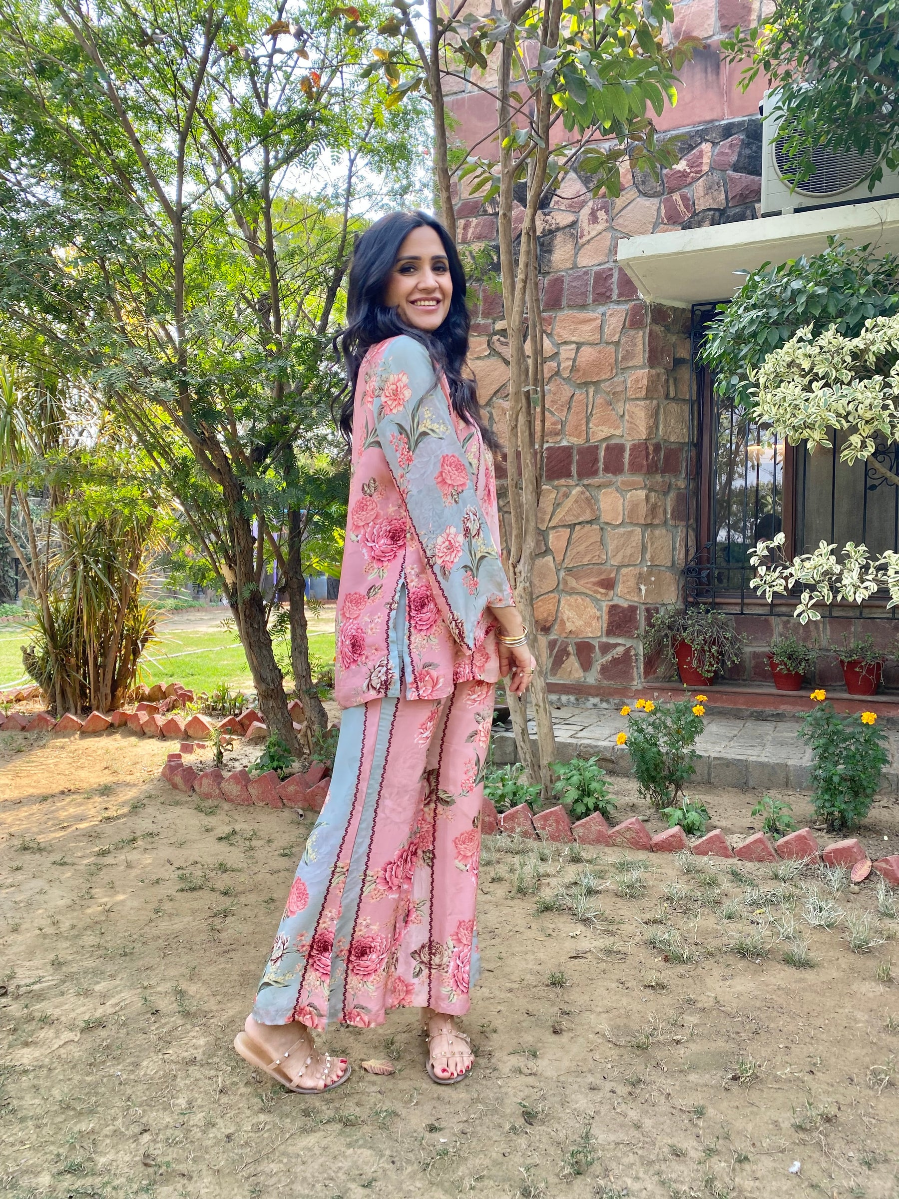 Blush Pink Floral Coord Set