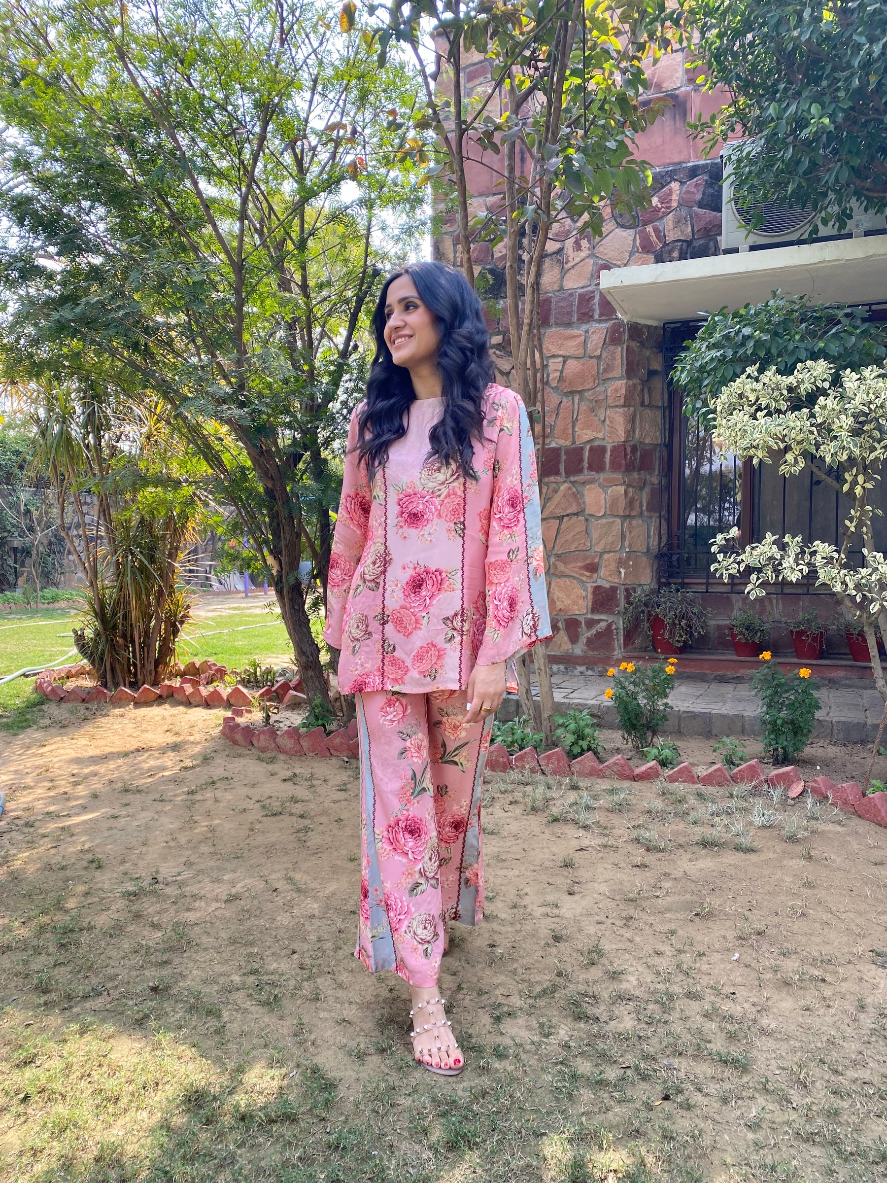 Blush Pink Floral Coord Set