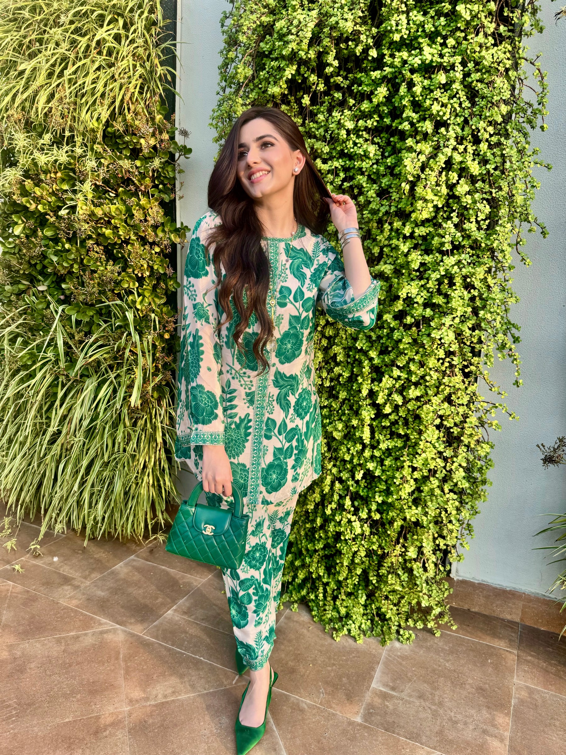 Tropical Green Coord Set