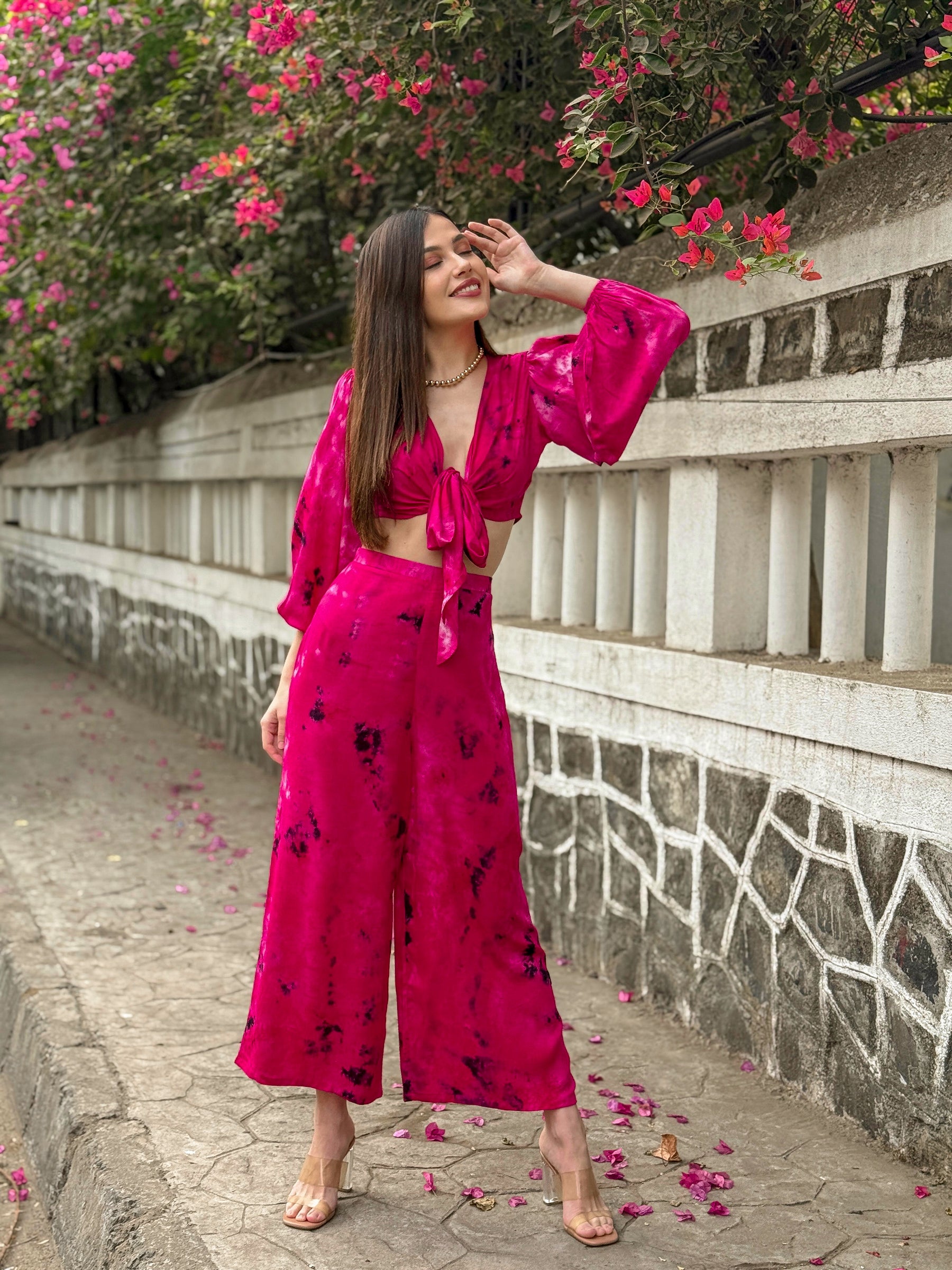 Pink Tie Dye Coord Set