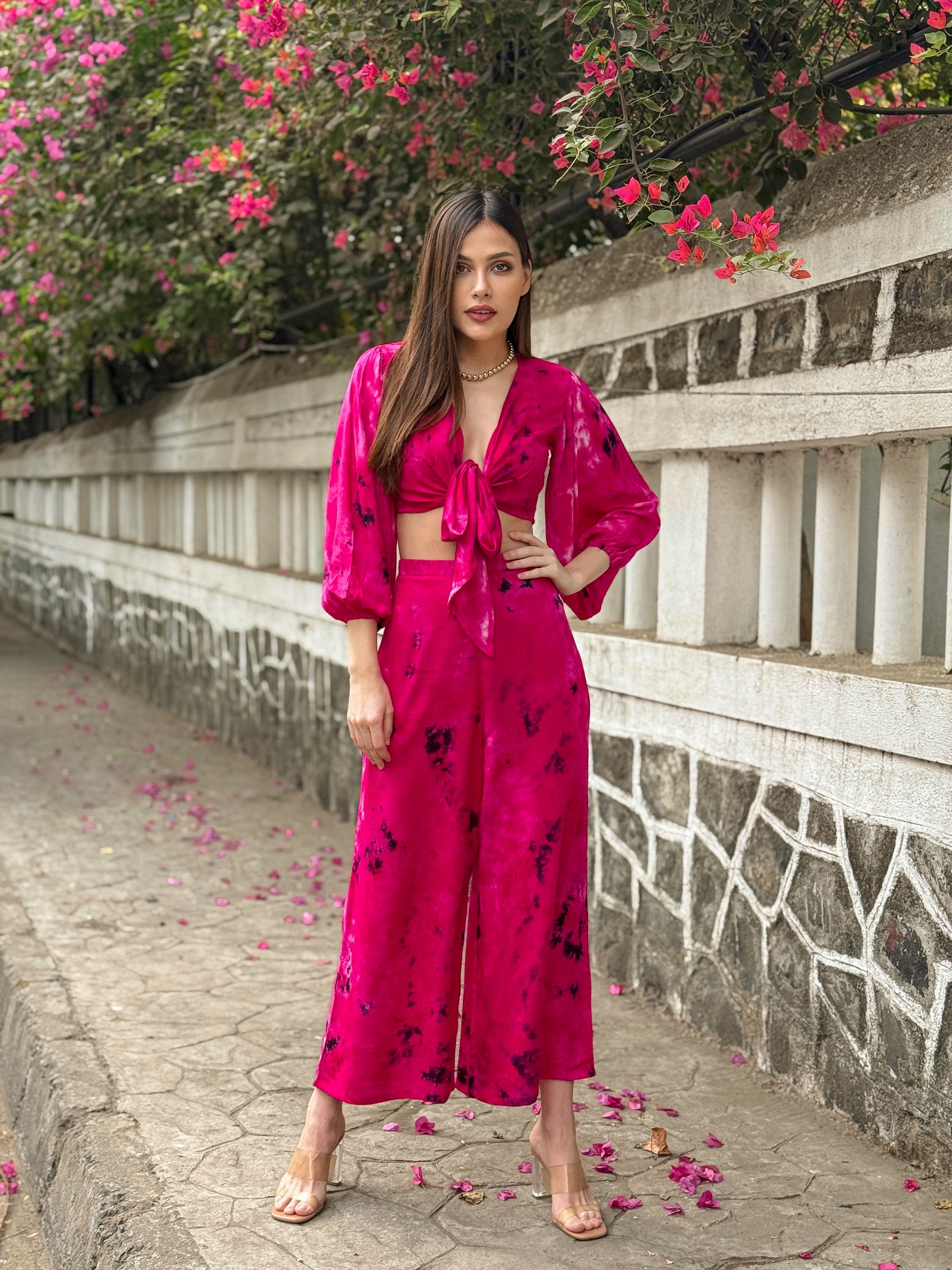 Pink Tie Dye Coord Set