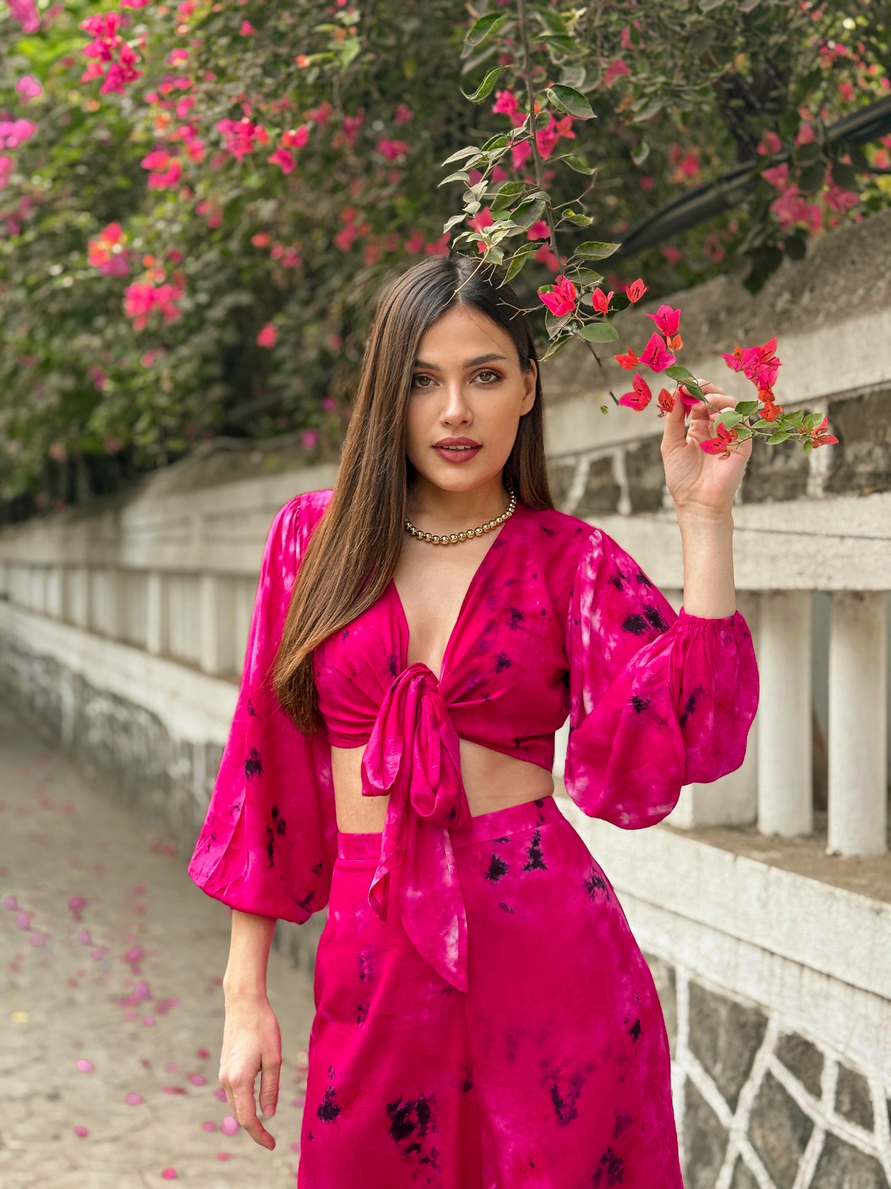 Pink Tie Dye Coord Set