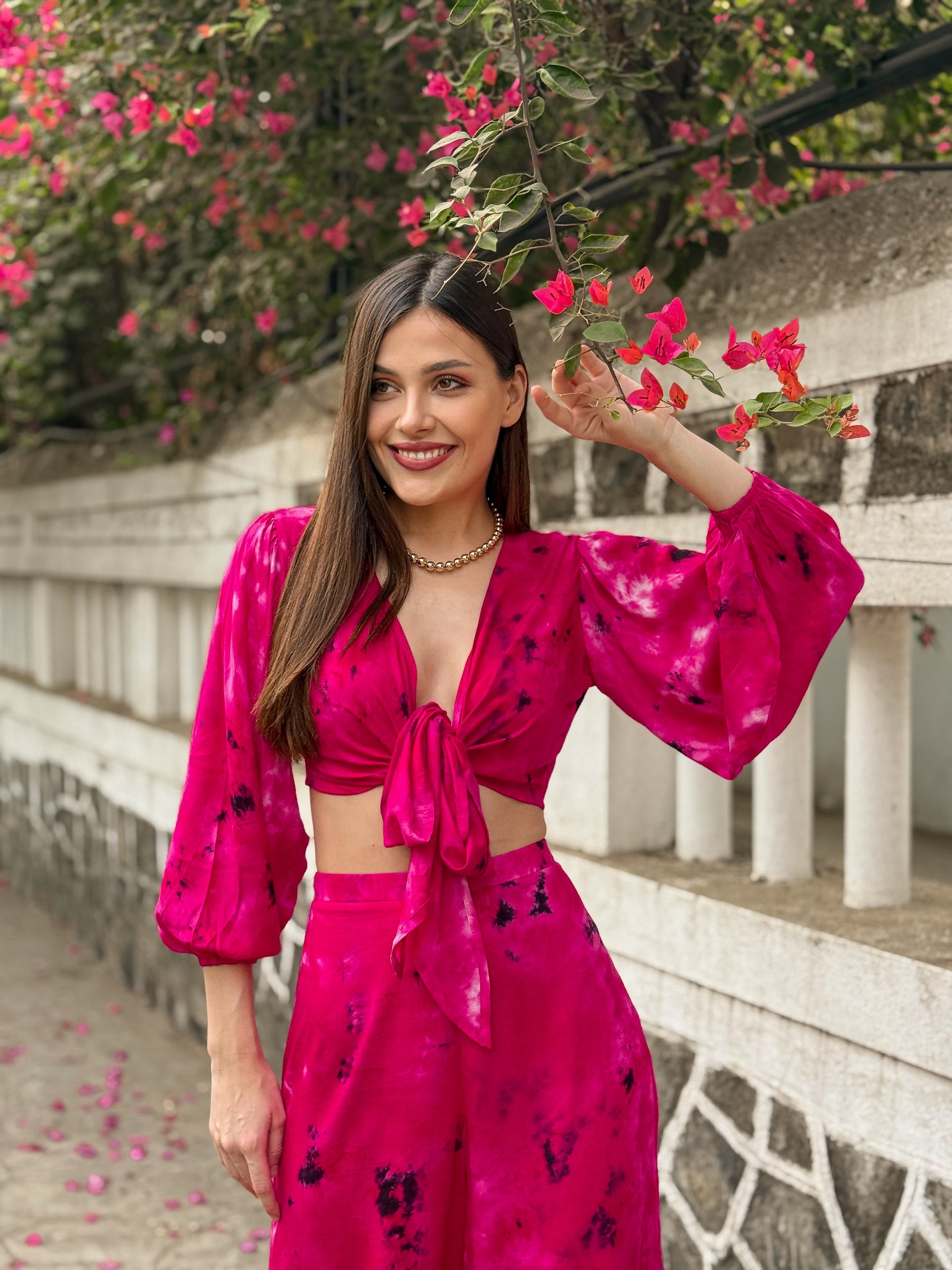 Pink Tie Dye Coord Set