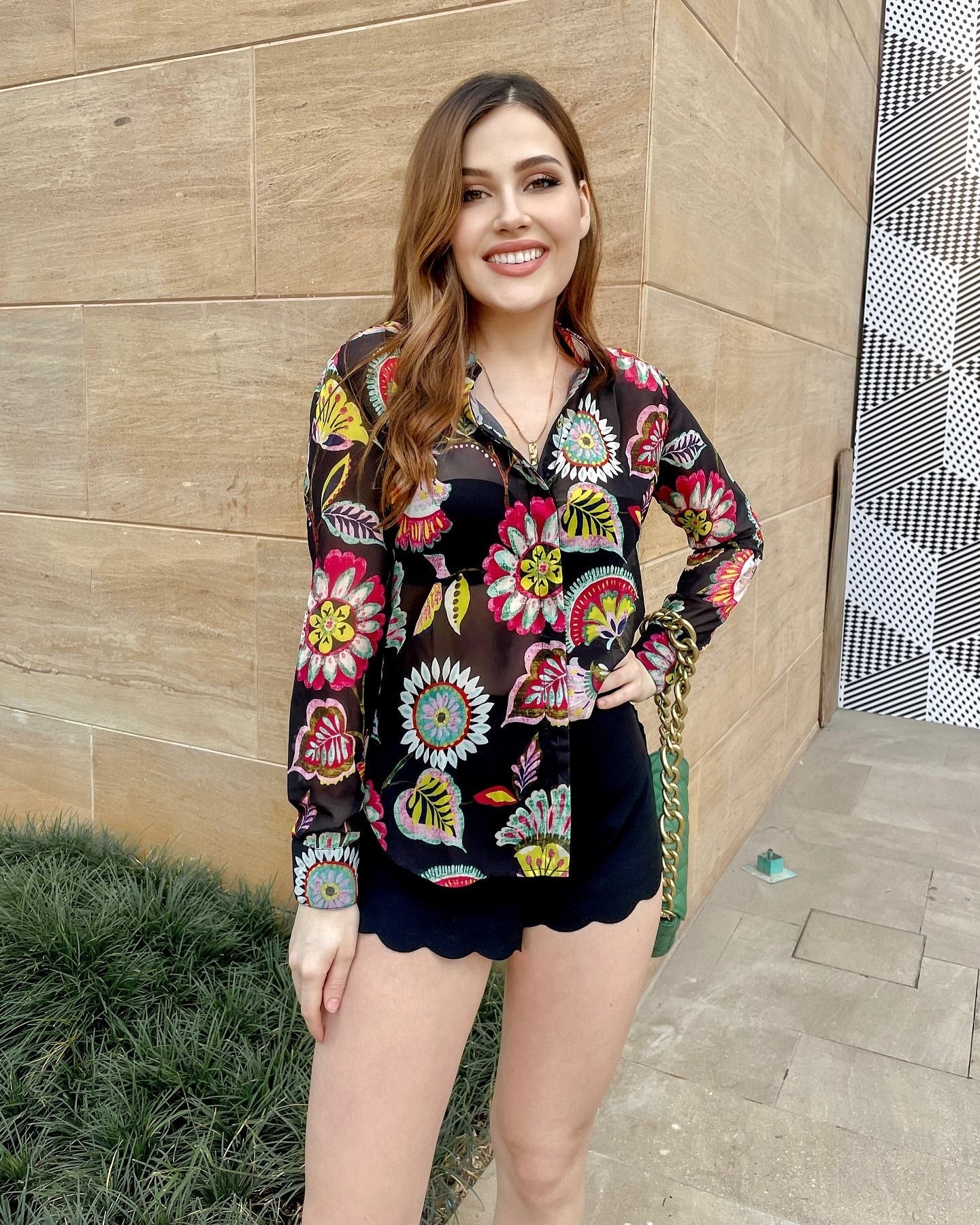 Floral Abstract Print Shirt