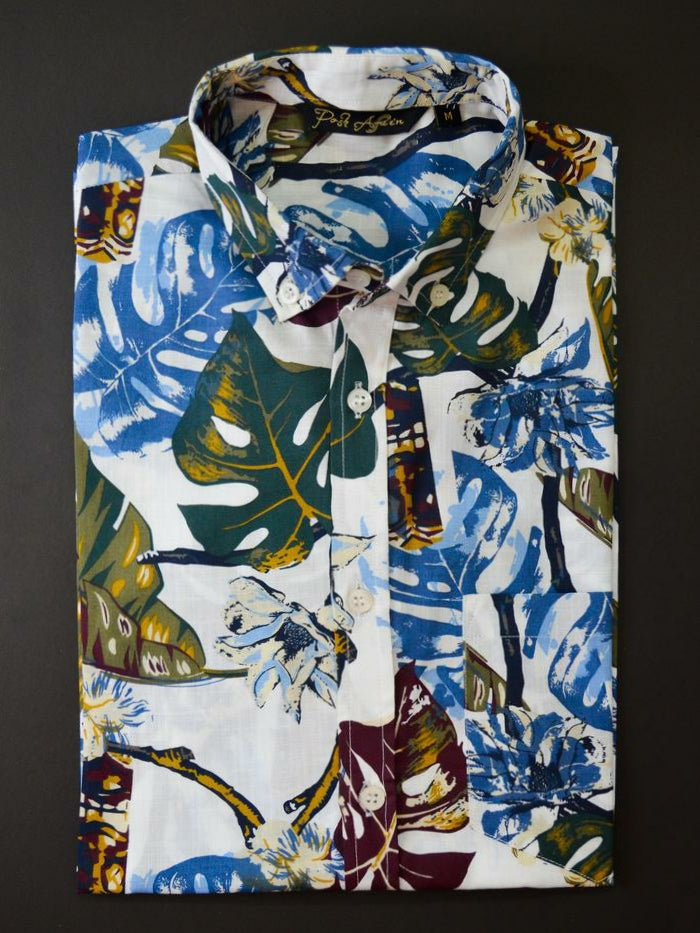 Holiday Print Casual Men's Shirt