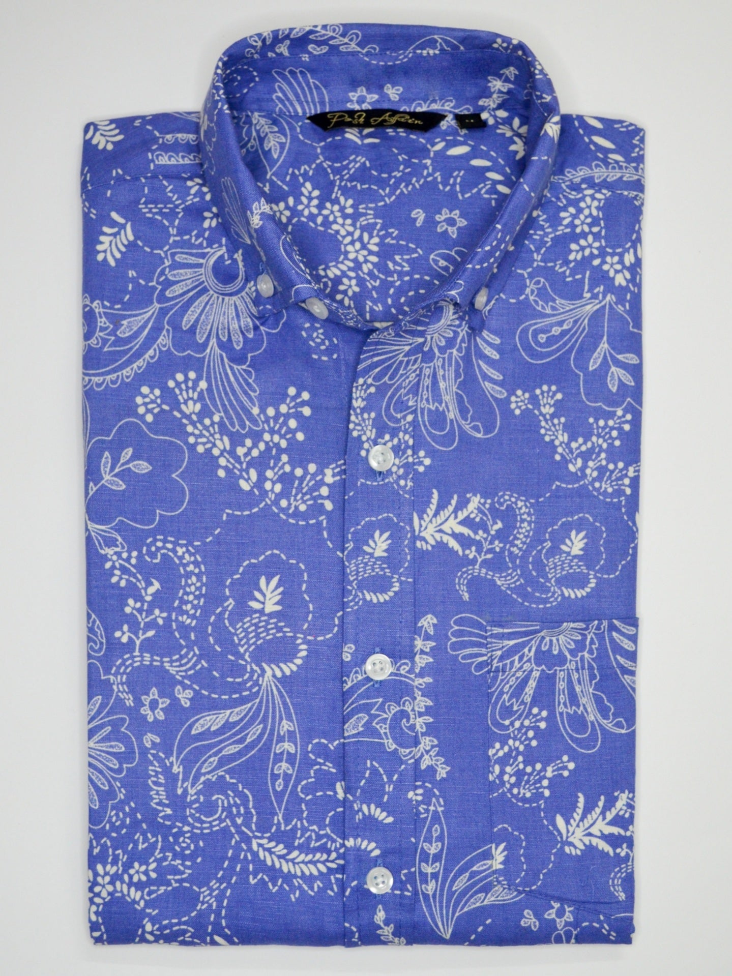 Mykonos Print Casual Men's Shirt