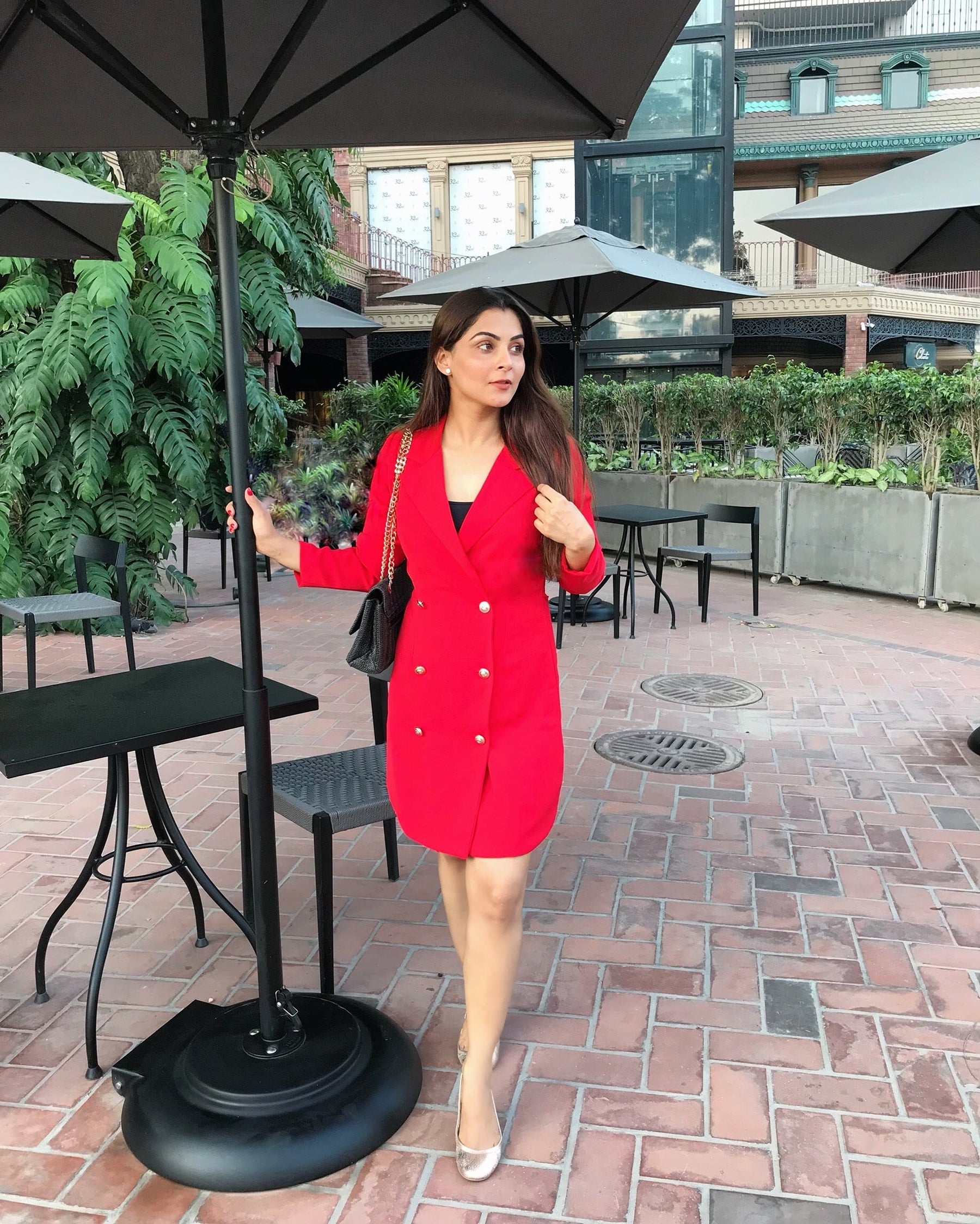 Red Valentine Coat Dress