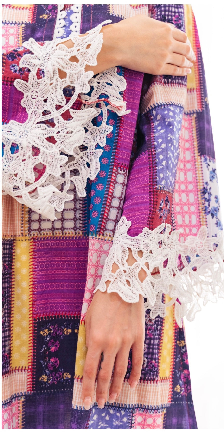 Sangria Cotton Kurta and Tulip Pants Suit Set