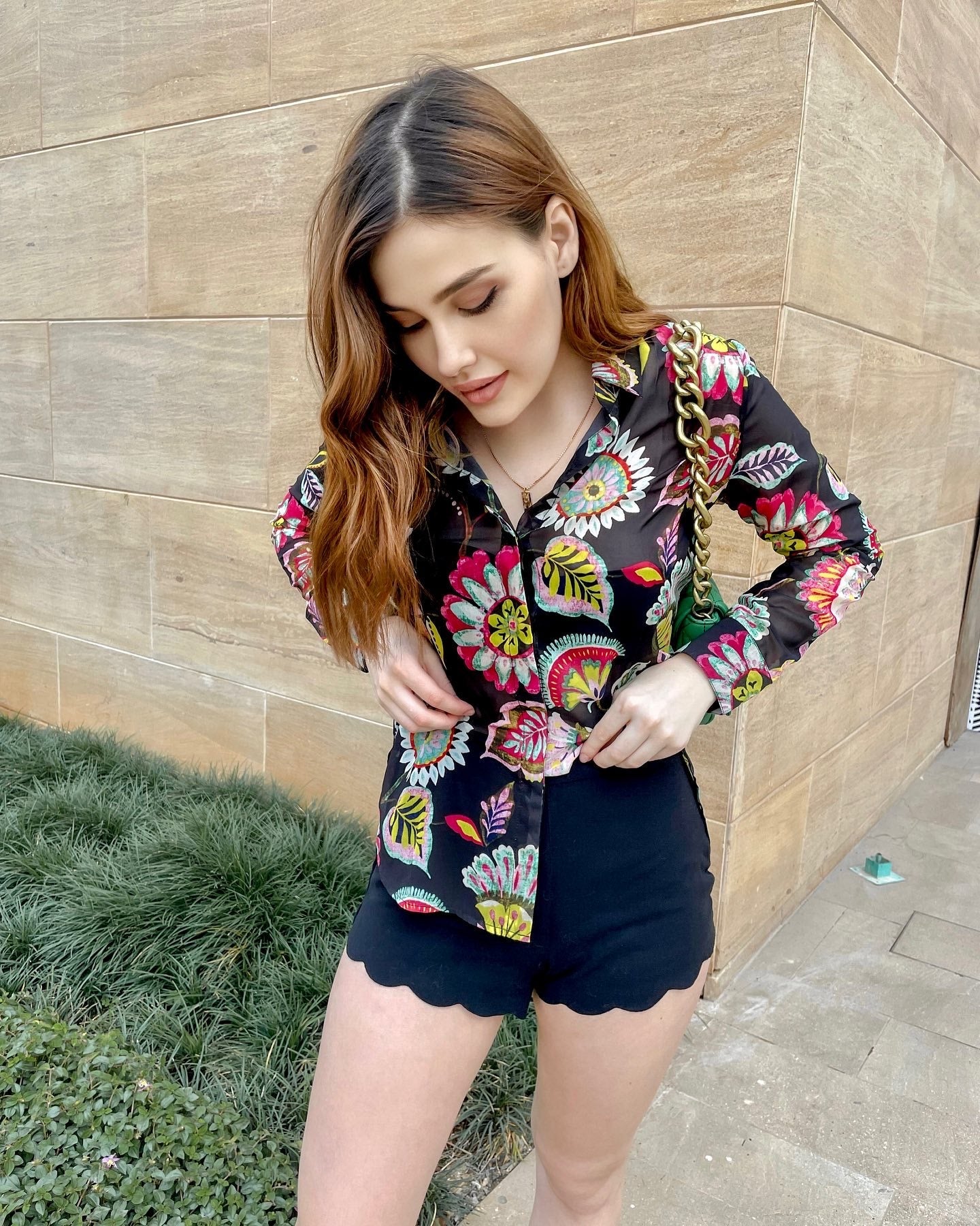 Floral Abstract Print Shirt