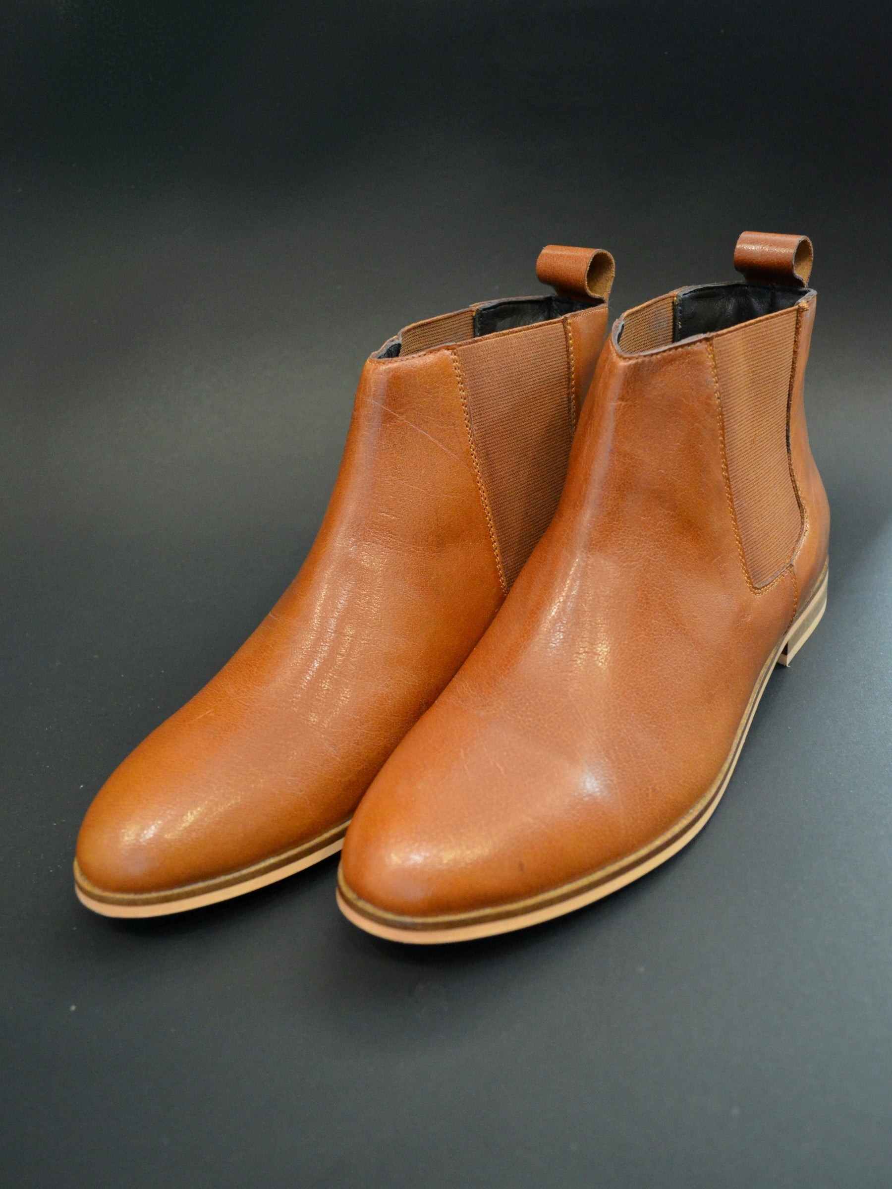 Women’s Tan Brown Chelsea Boots