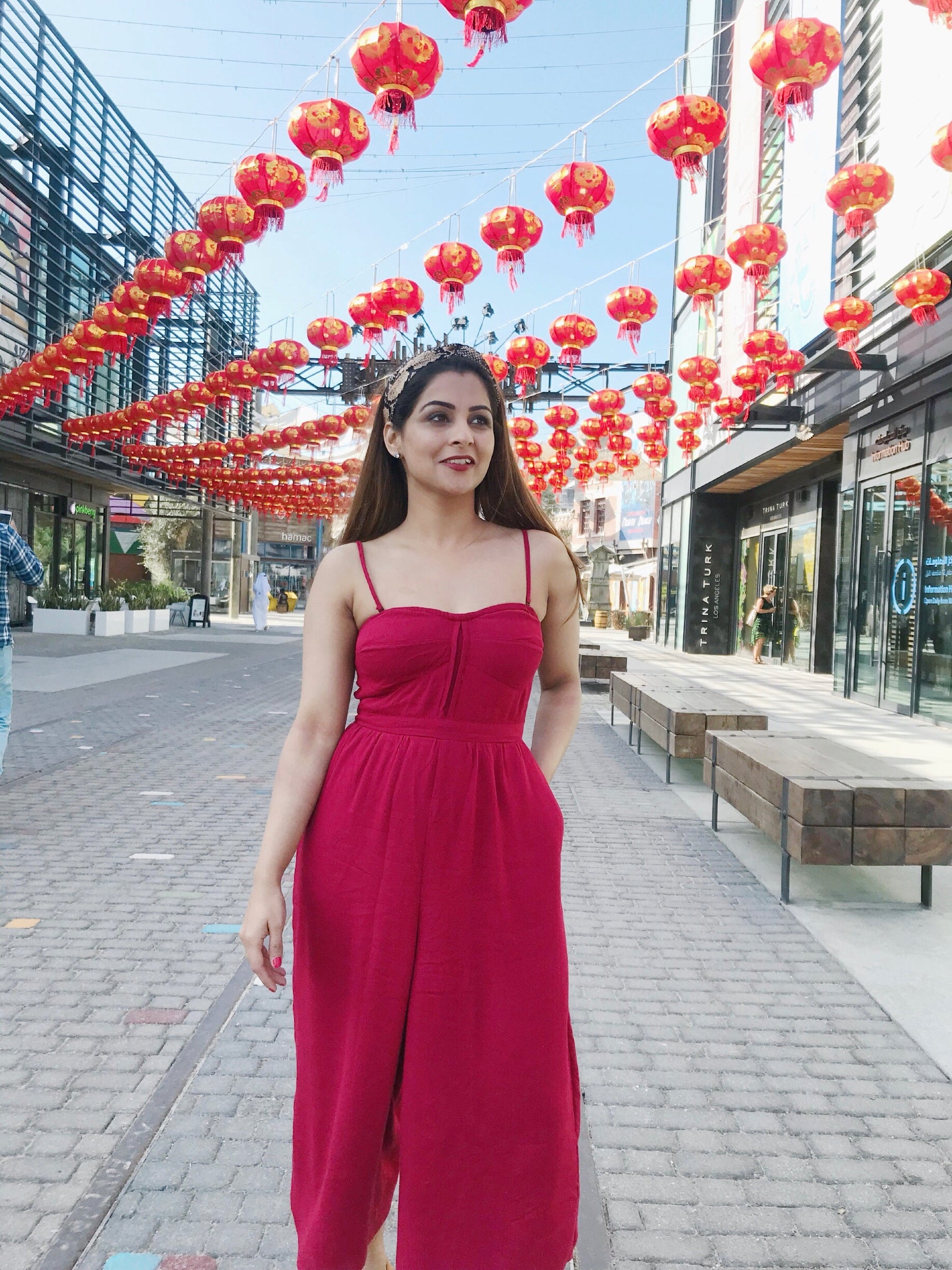 Blush Red Jumpsuit