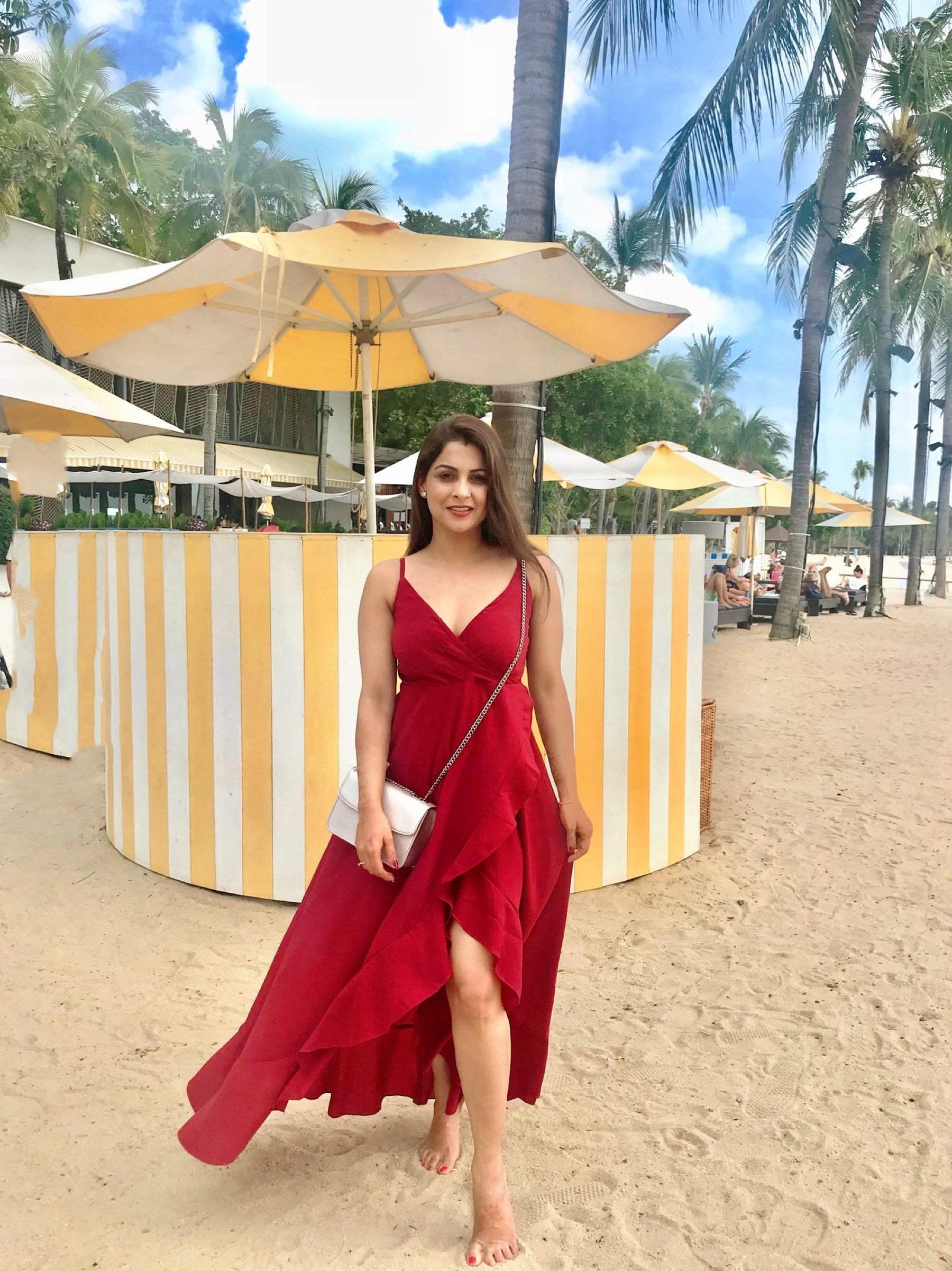 Strappy Back Beach Dress