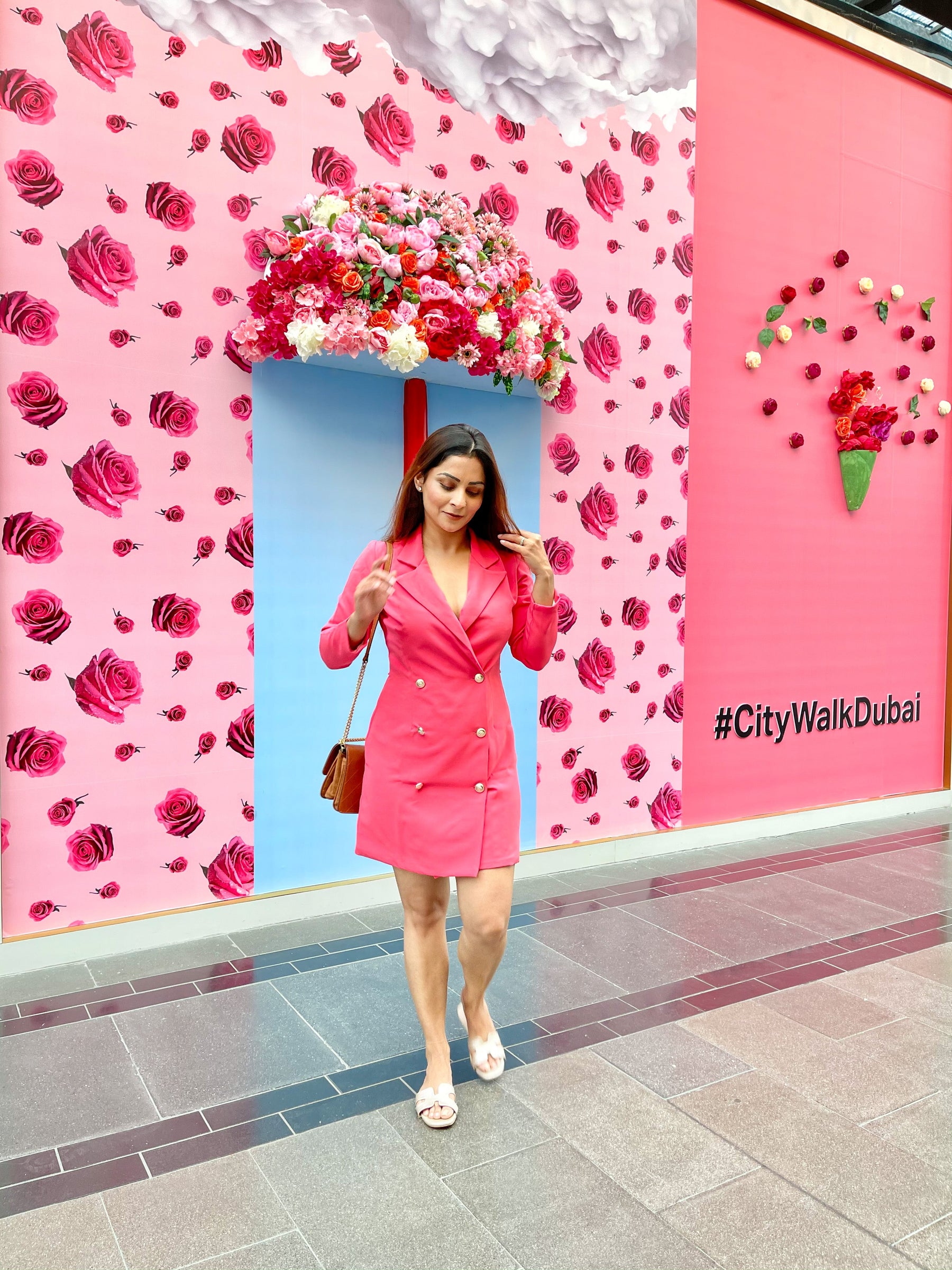 Candy Pink Coat Dress