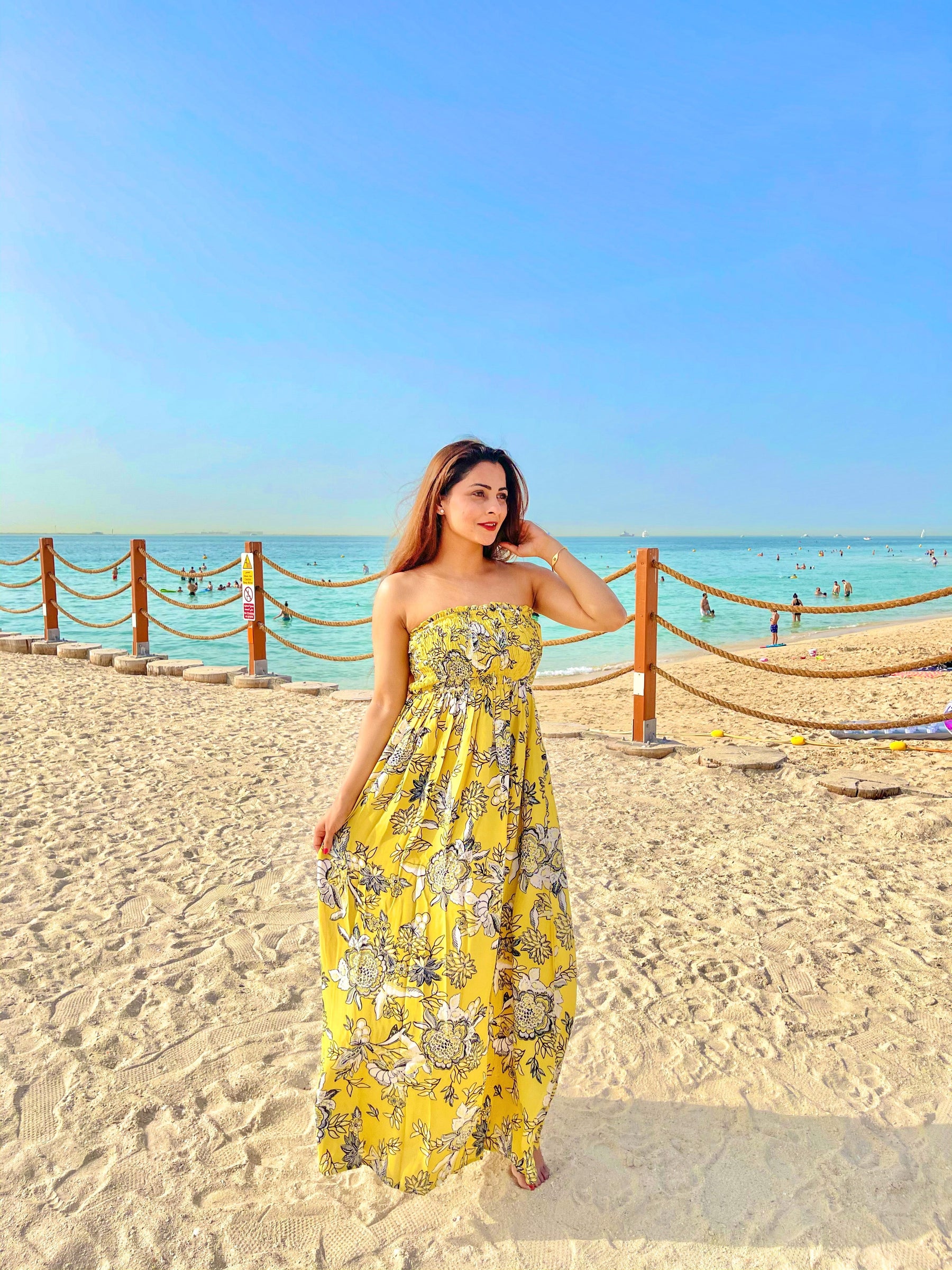 Sunflower Tube Dress