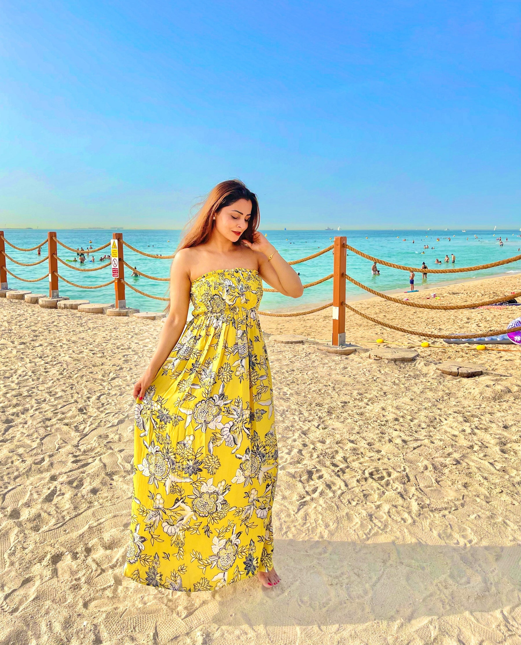 Sunflower Tube Dress