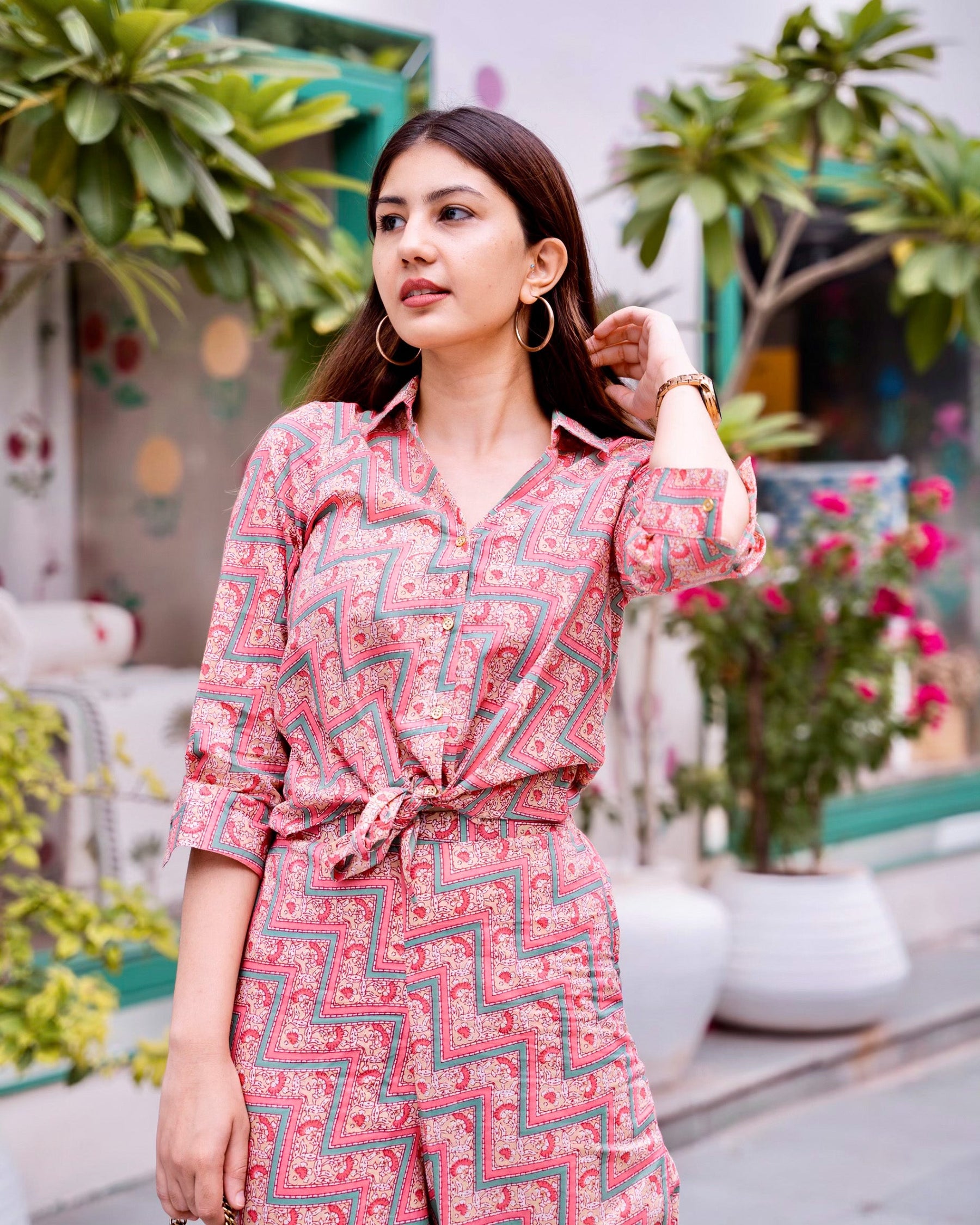 Maze Print Coord Set