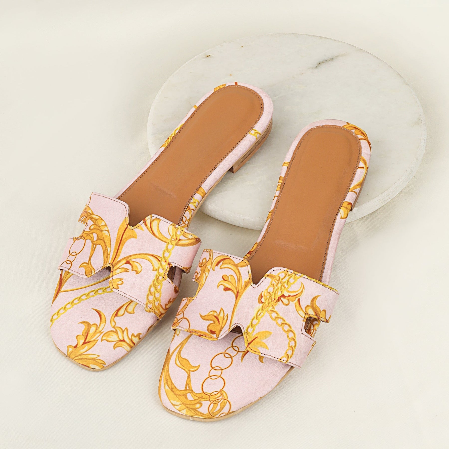 Blush Jewel Print Slides