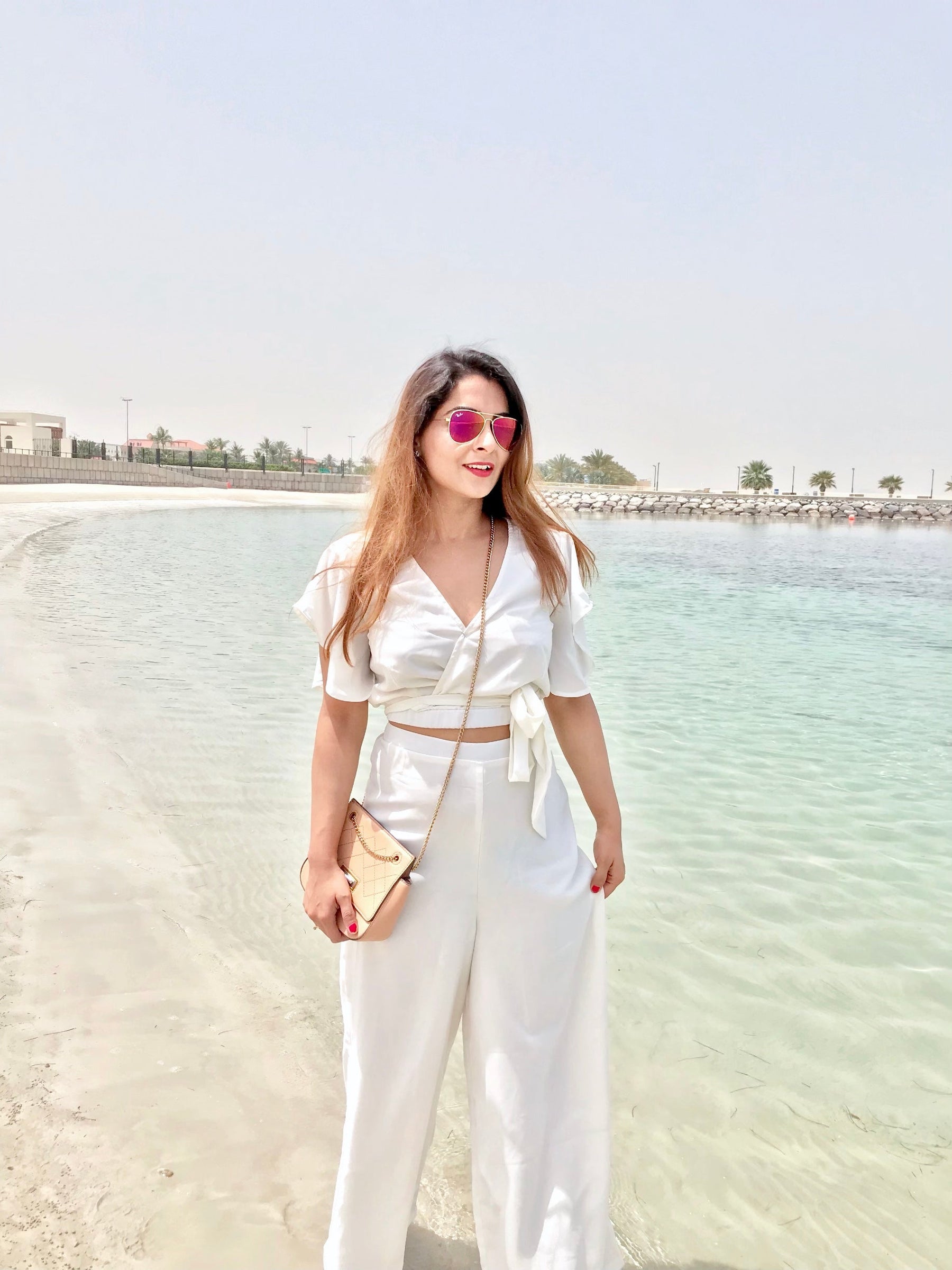 Serene White Coord Set