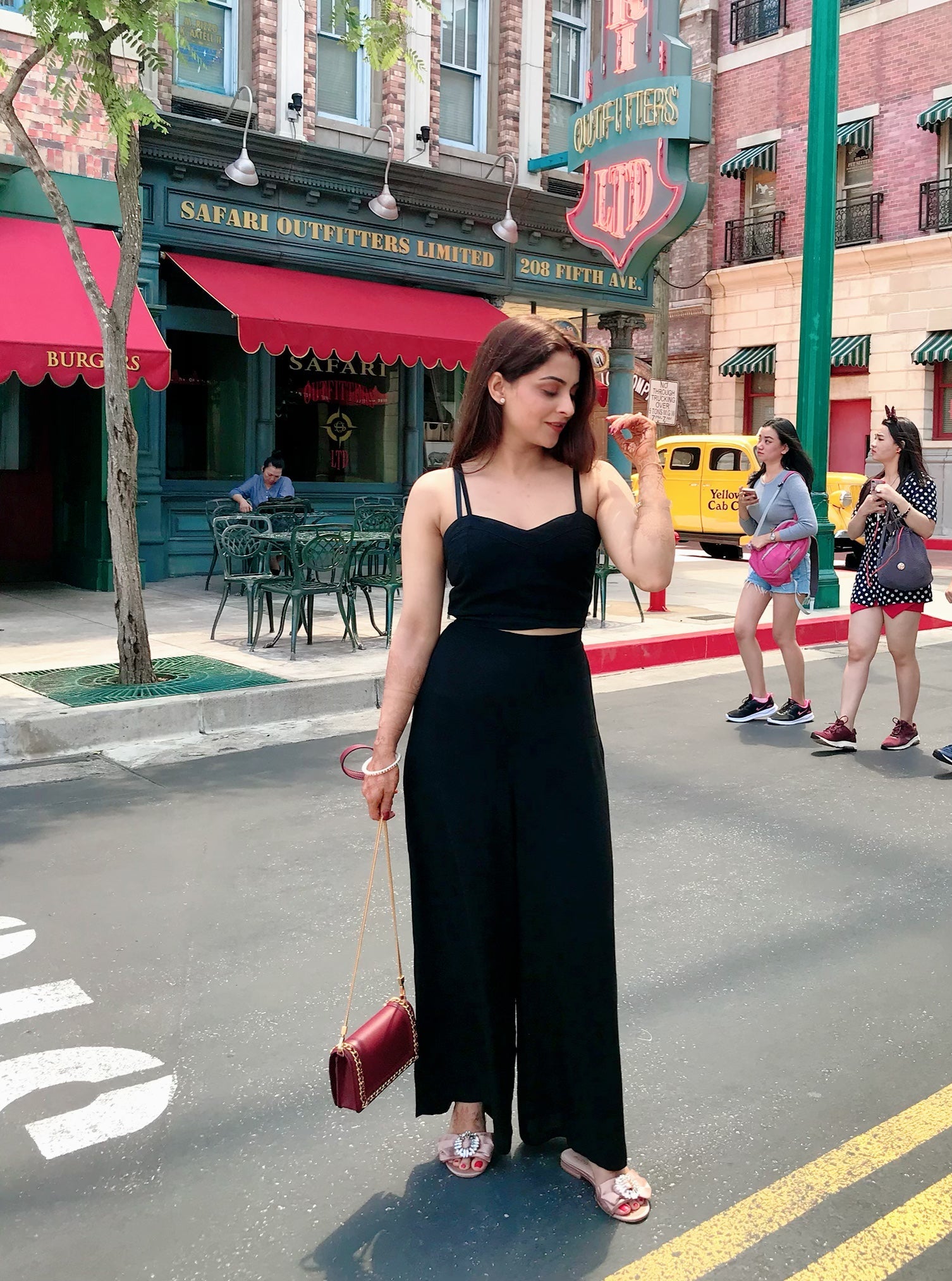 Black Strappy Coord Set