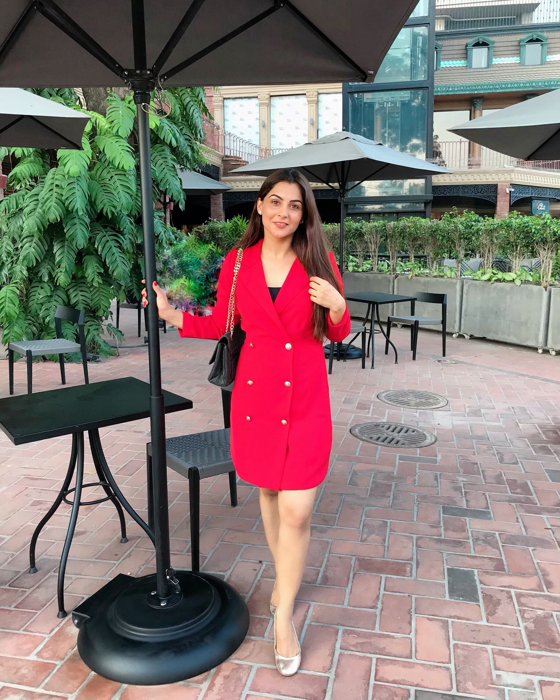 Red Valentine Coat Dress