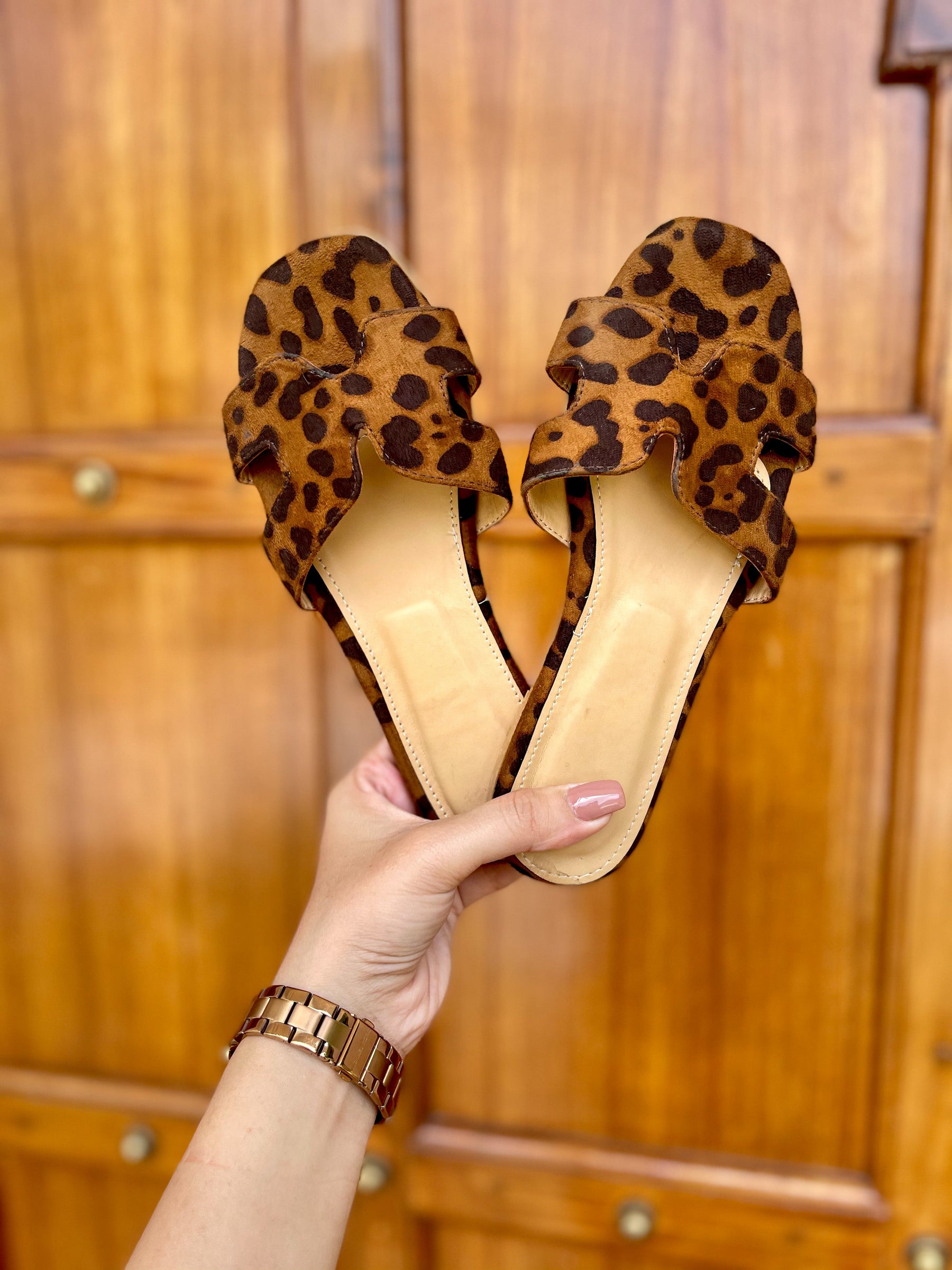 Animal Print Women’s Slides