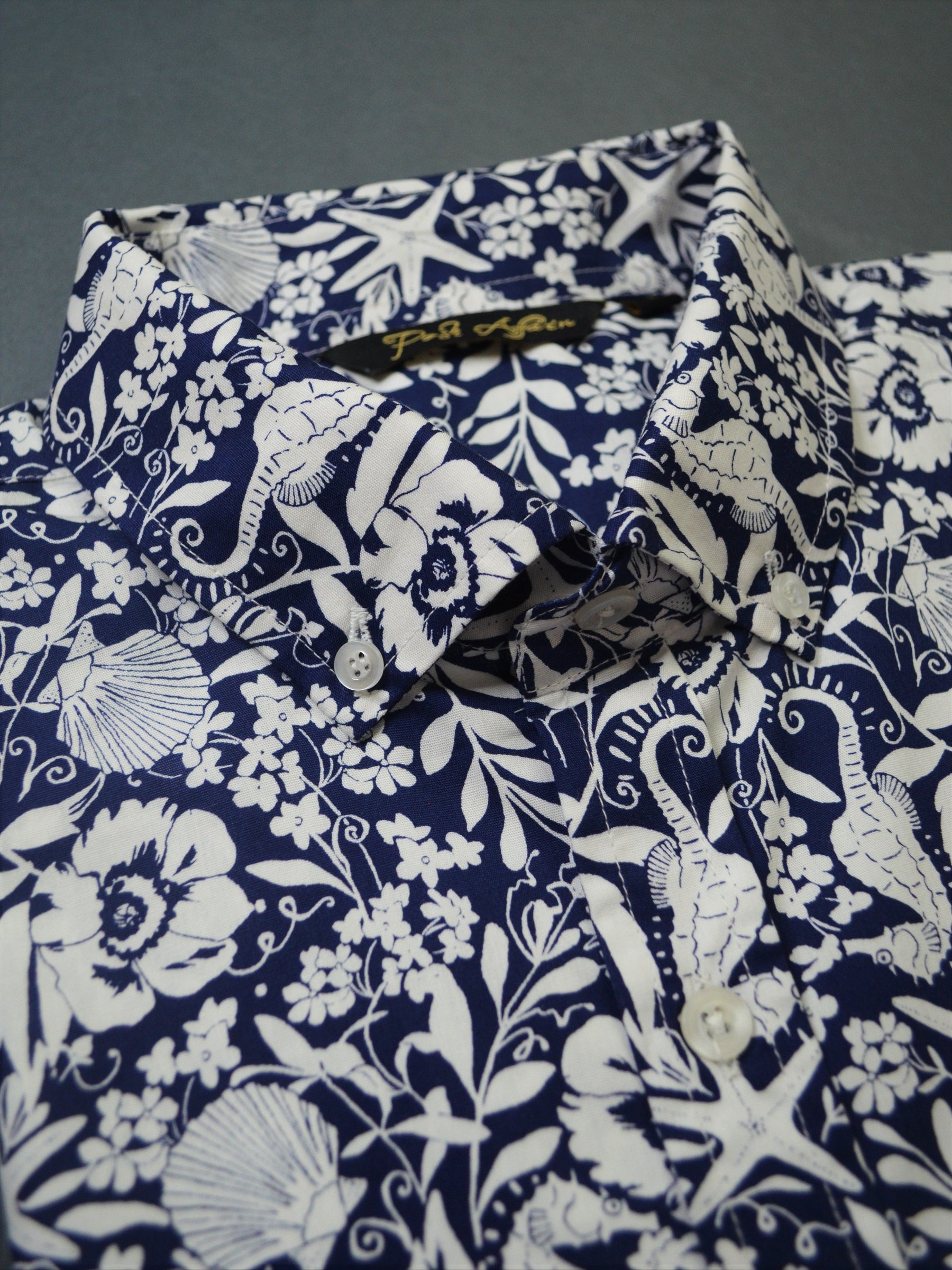 Marina Print Casual Men's Shirt