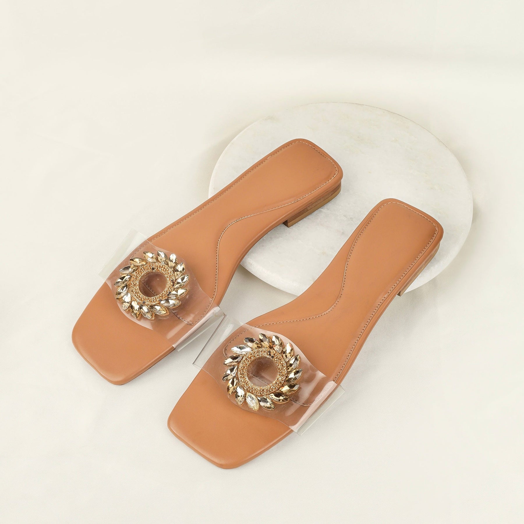 Transparent Embellished Slides