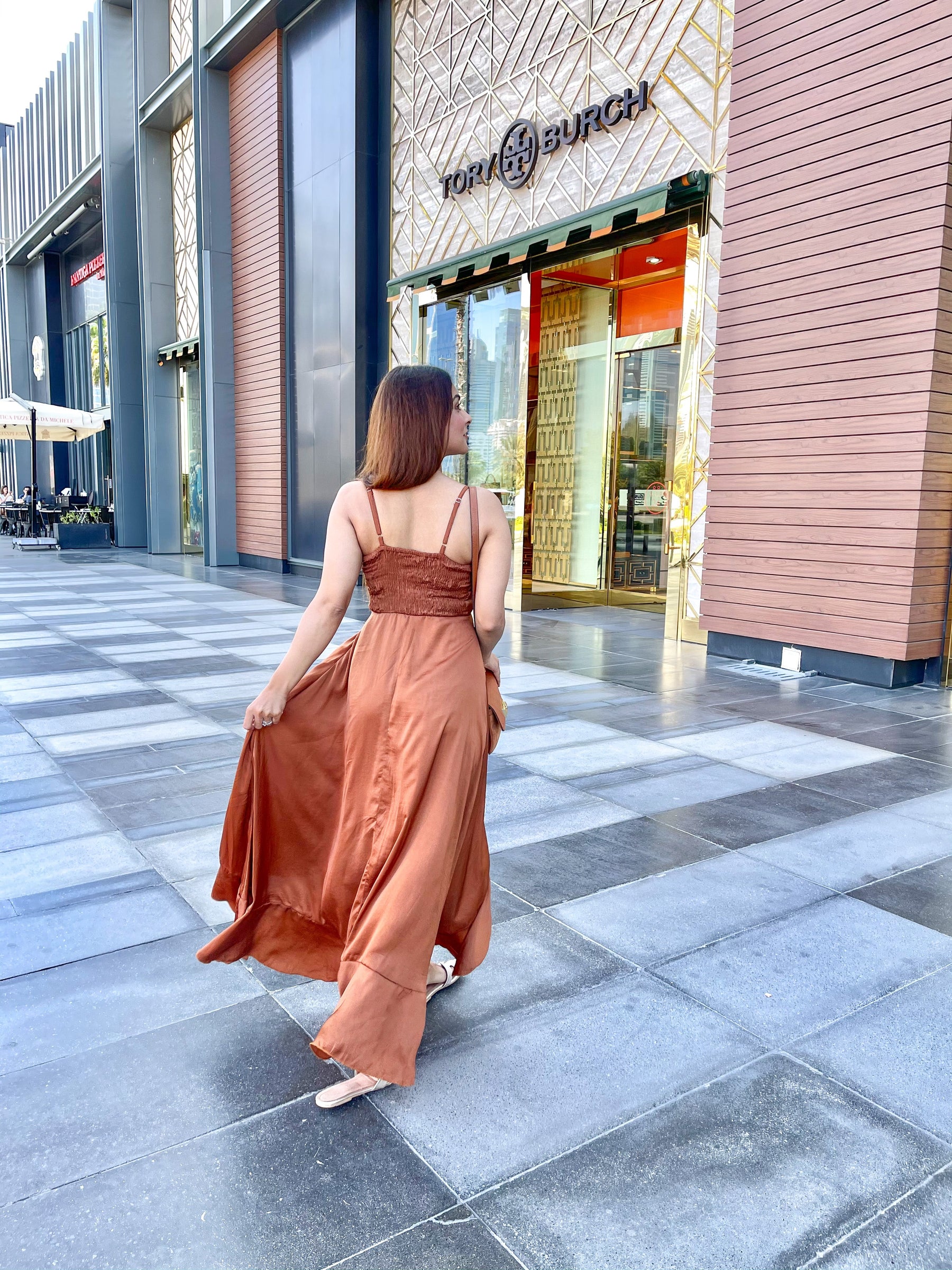 Strappy Satin Beach Dress