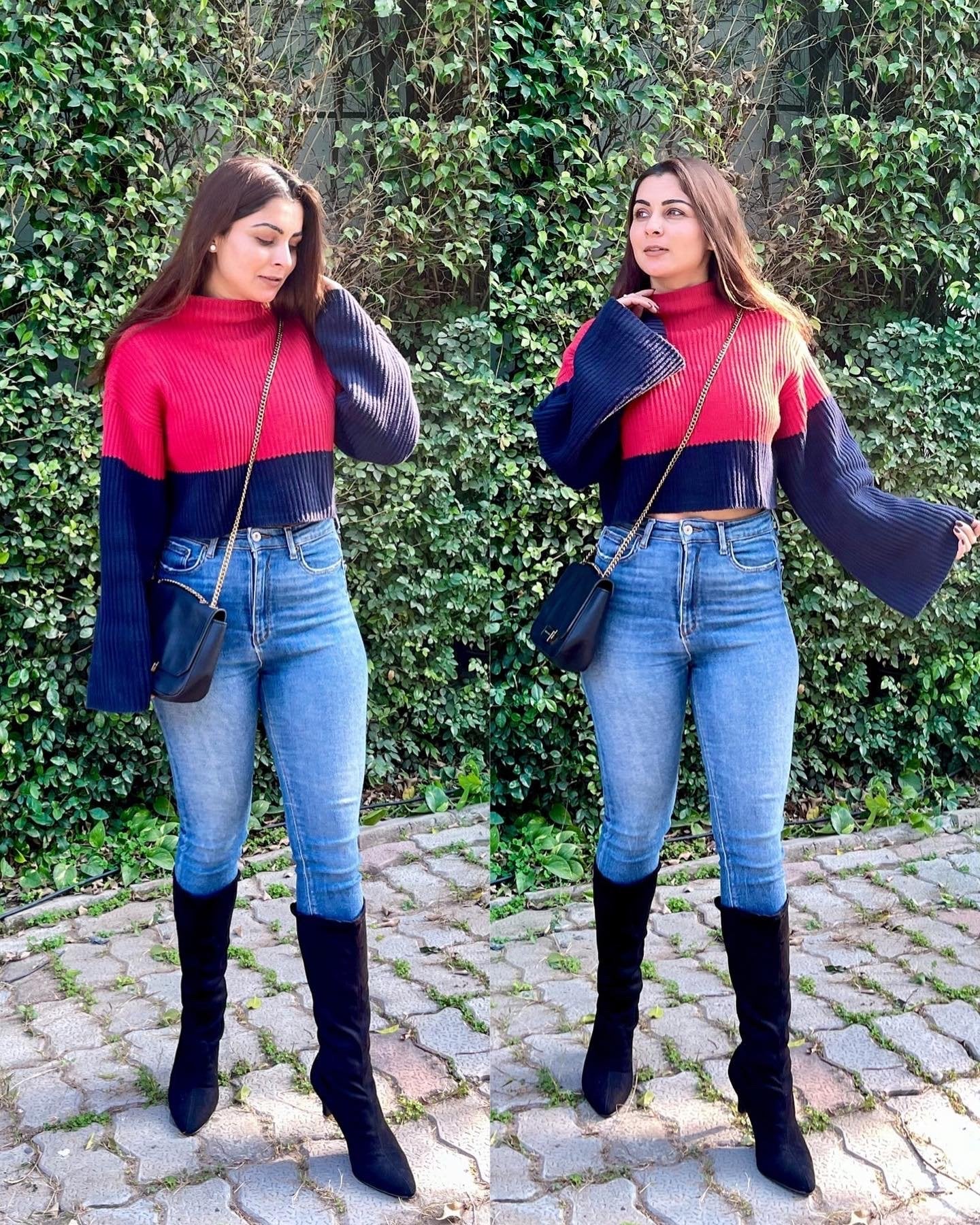 Black Suede Pointed Heel Boots