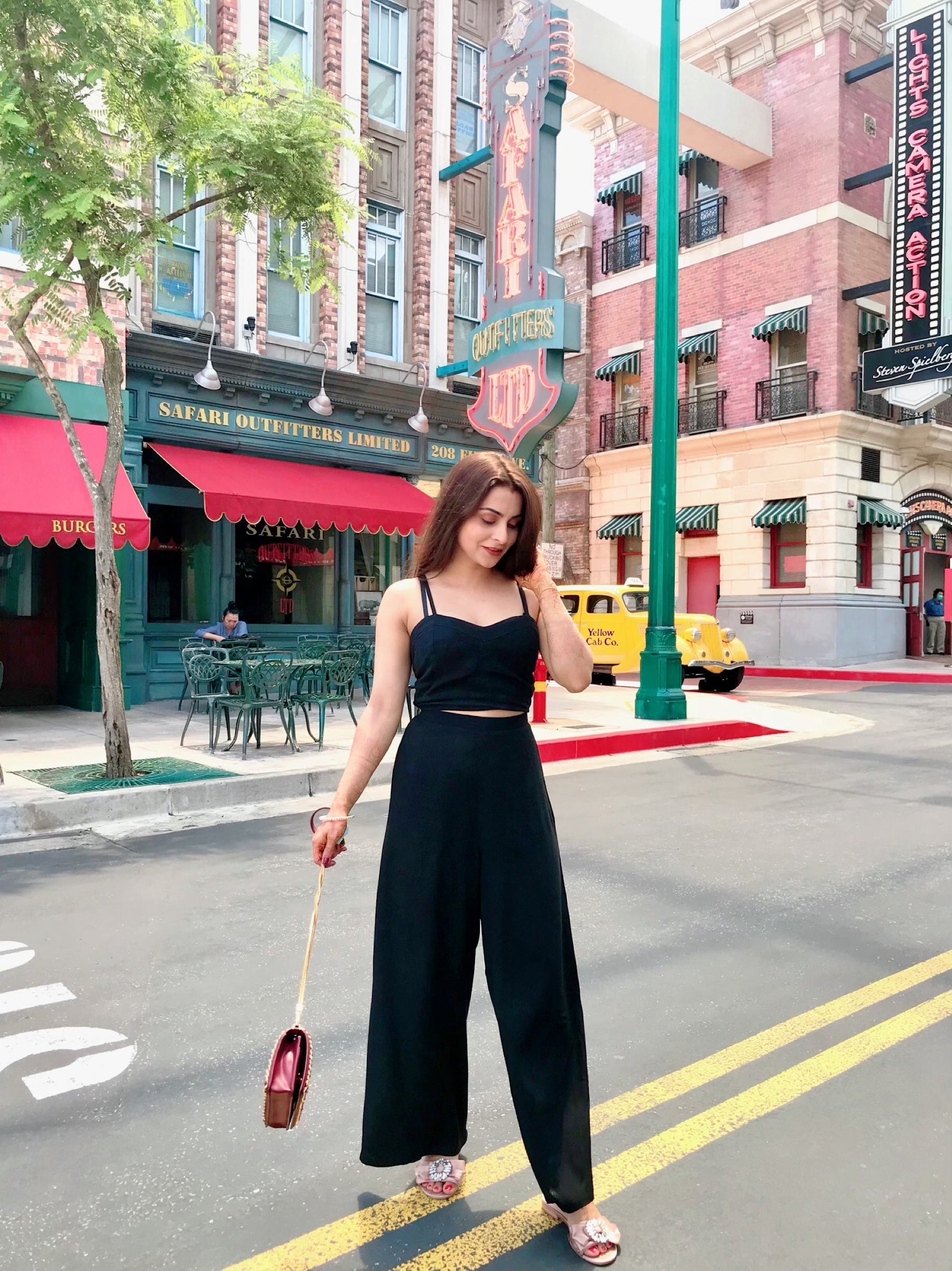 Black Strappy Coord Set