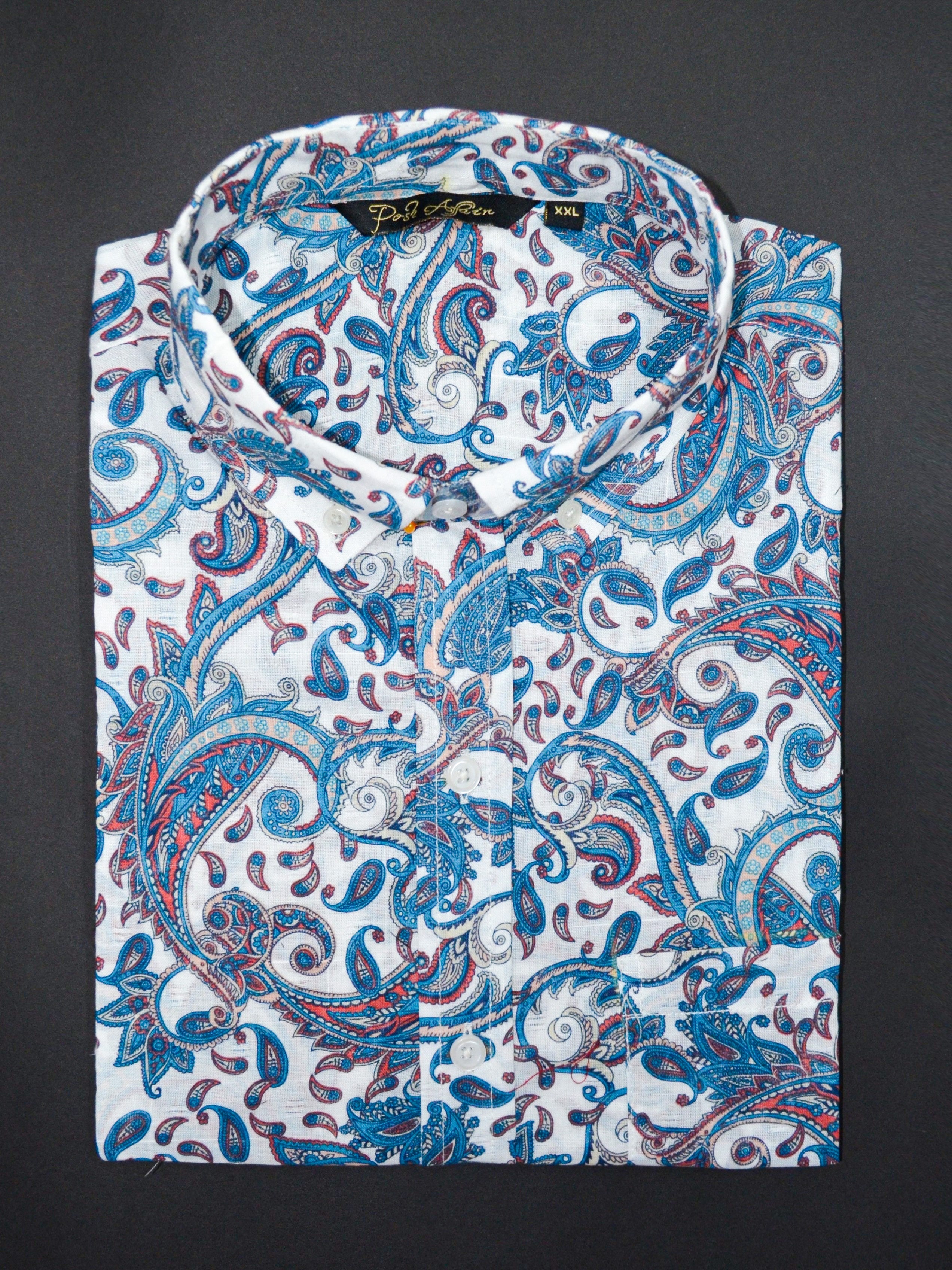 Paisley dress cheap shirt