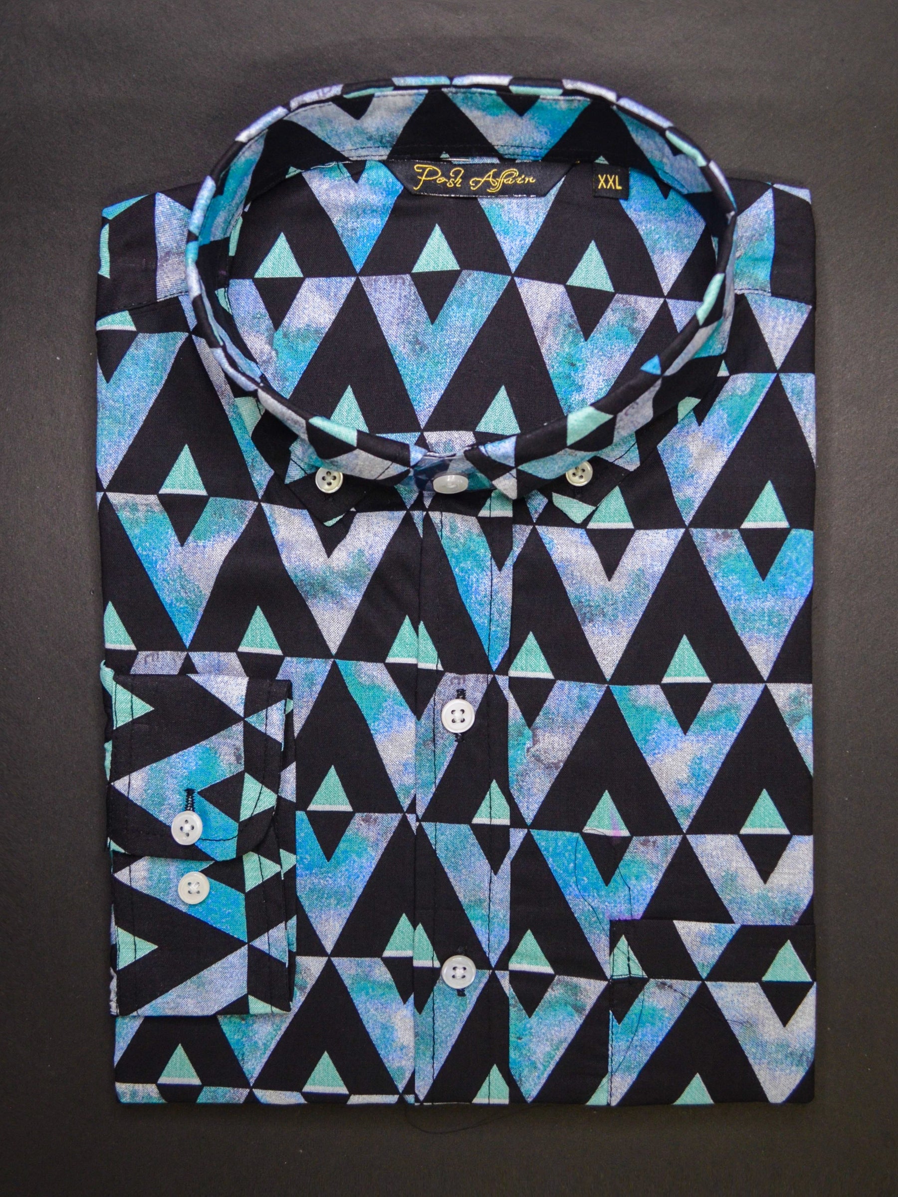 Prism Print Casual Men's Shirt