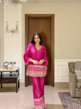 Pink Pop Beadwork Coord Set