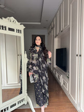 Black Printed Kurta Set
