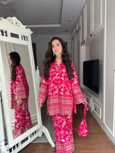 Pink Pop Banarasi Coord Set