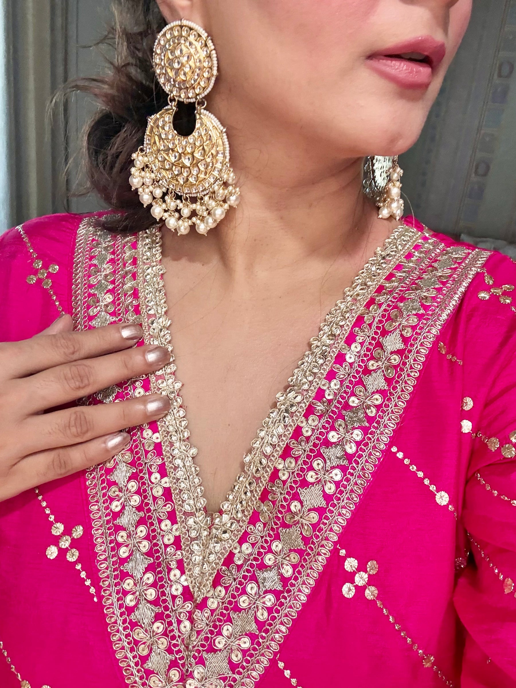 Pink Pop Kaftan Dress