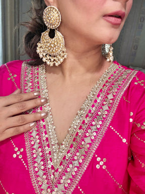 Pink Pop Kaftan Dress