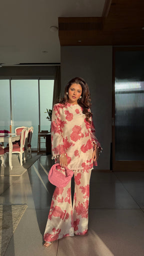 Summer Pink Floral Coord Set