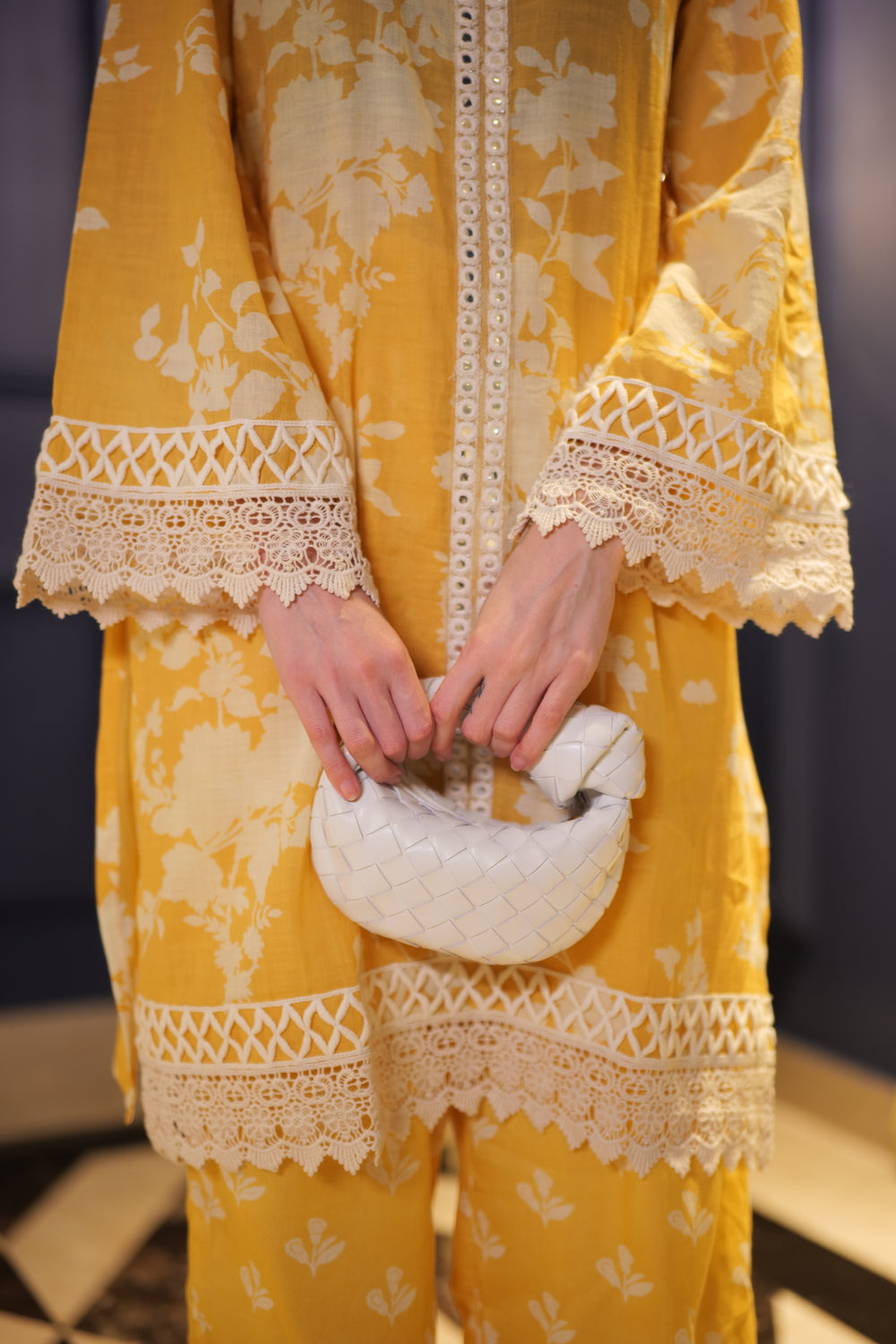 Naqash Mustard Kurta Pant
