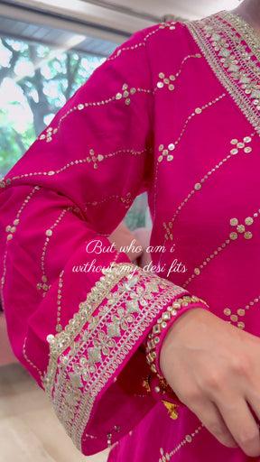 Pink Pop Kaftan Dress