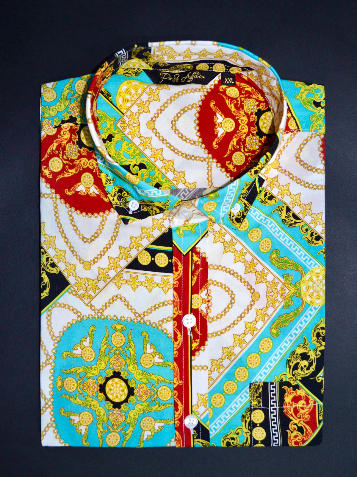 Crown Jewel Print Casual Men's Shirt