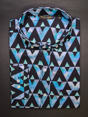 Prism Print Casual Men's Shirt