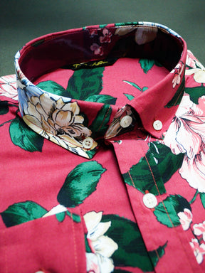 Valentine Print Casual Men's Shirt